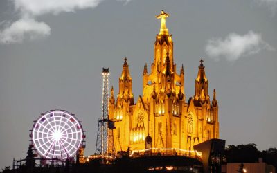 Parque de atracciones Tibidabo en Barcelona